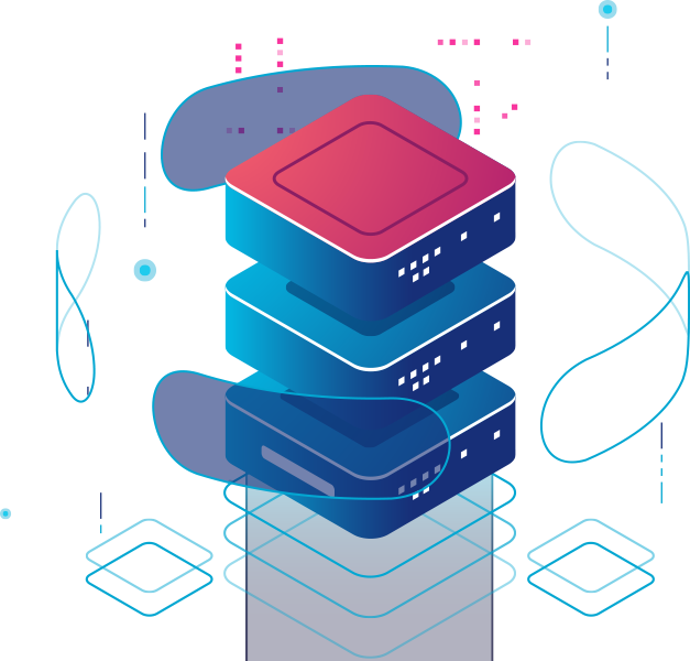 Web Hosting Illustration